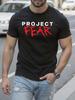 Мерч Project Fear Графическая футболка PROJECT FEAR Графические футболки...