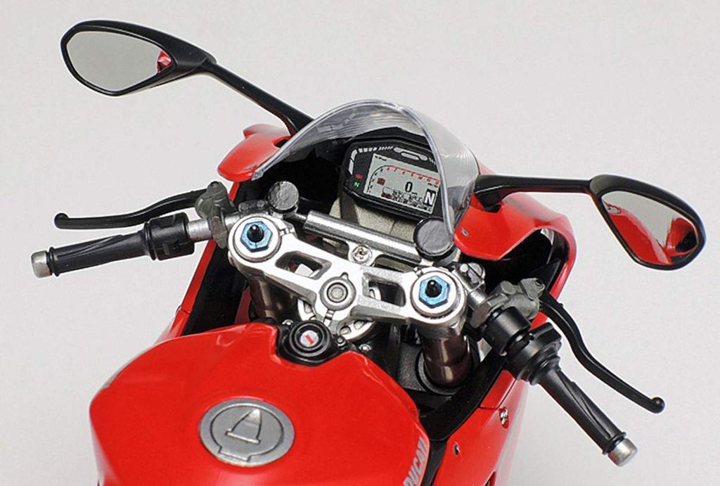 Tamiya Серия Мотоциклы 129 Ducati 1199 Panigale S Пластиковая модель-конструктор 14129 1/12 №