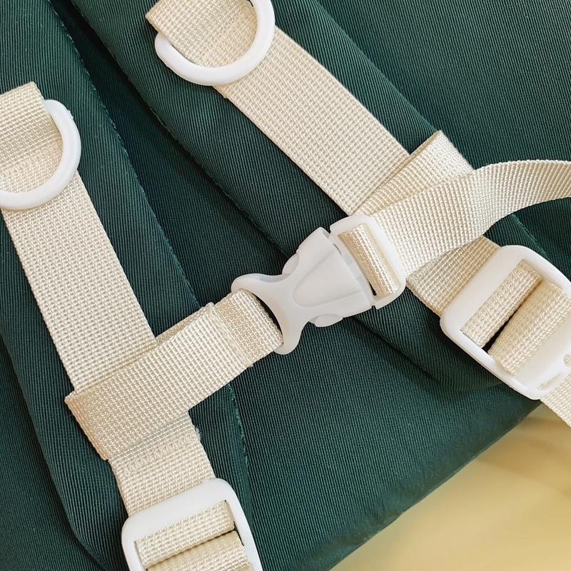 Рюкзак Студентка Повседневная школьная сумка Цветной контрастный рюкзак