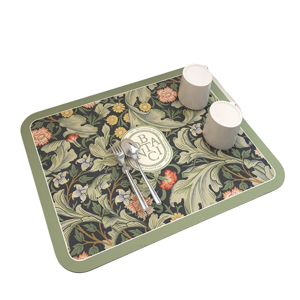 Впитывающий Кофе Впитывающий Кофе Подставка для сушки посуды Дренажный коврик