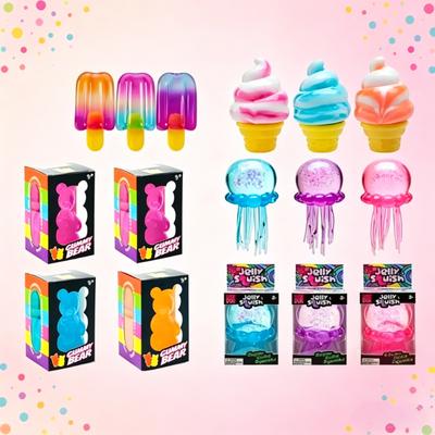 Schylling Needoh Nice Cube Сенсорный Сквиши Игрушка-антистресс для снятия напряжения, Фиджет-игрушка, Против тревожности, Сжимаемый кубик для концентрации, Для детей и взрослых с СДВГ