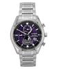 Tsuki-yomi A-T Moon Phase Titanium Purple Dial Eco-Drive BY1010-81Z 100M Men's Watch
