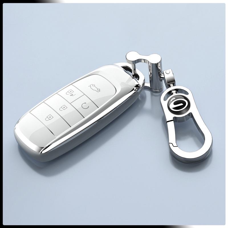 Полностью обернутый чехол для ключа автомобиля GAC AION YPLUS - Унисекс защитный корпус для новых моделей 21-23
