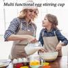 Manual Mixing Cup Whisk Dust-proof Liquid Mixing Cup Convenient Egg Beater  Kitchen Accessories