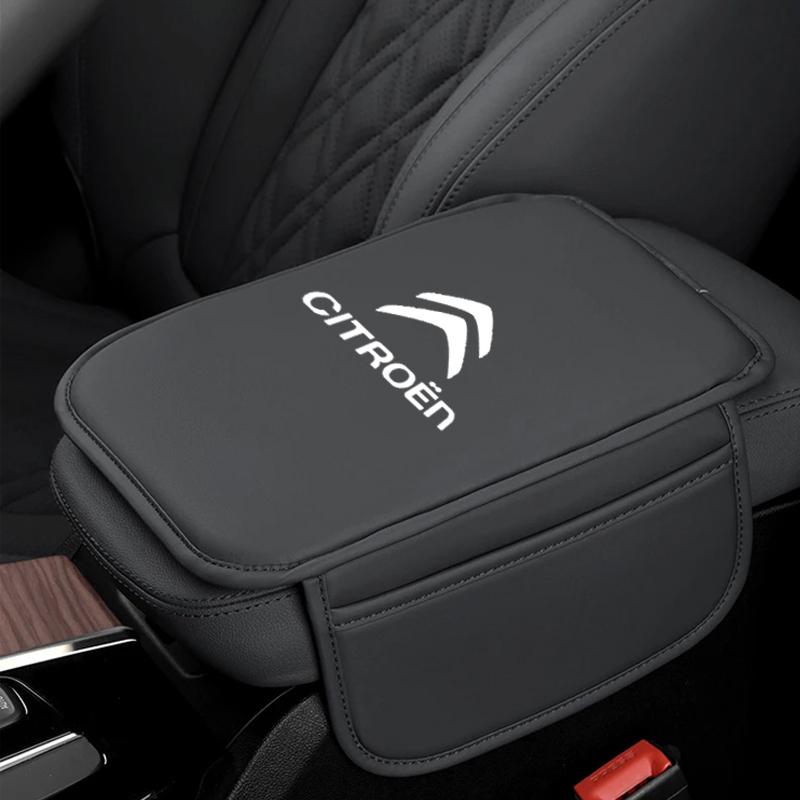 WYGL9 Car Armrest Box Pad Leather Arm Rest Protection Cushion Cover For Citroen C1 DS3 C2 C3 Vts C4 Saxo C4L C5 C6 C8 Xsara Picasso DS