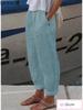 Женские повседневные брюки, прямые брюки с высокой талией, брюки с карманами, длинные брюки