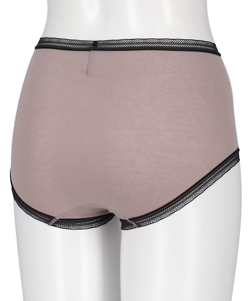 Wacoal Dear Hip Organic Cotton Antibacterial and Deodorizing Comfortable Fit Women's Shorts, PPA350, Deep-Length, Blend, Treatment,