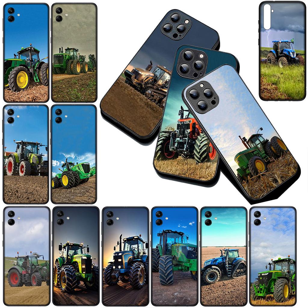 Мягкий чехол для Motorola Moto G86 G57 E14 E15 G14 G34 G67 G84 G24 A54 G15 Power E22 Чехол для телефона Фермы Транспортные средства Тракторы