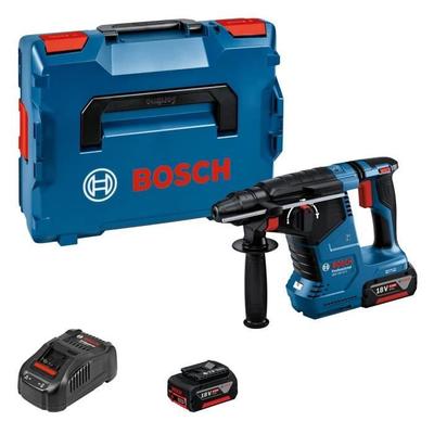 Перфоратор SDS-PLUS Bosch Professional GBH 18V-24 C + 2 аккумулятора 5.0Ач + Зарядное устройство GAL 1880 - 0611923003