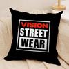 VVision SStreetWears Cushion Cover Silky Short Plush Invisible Zipper Dustproof Sofa Pillow Case For Home Decor