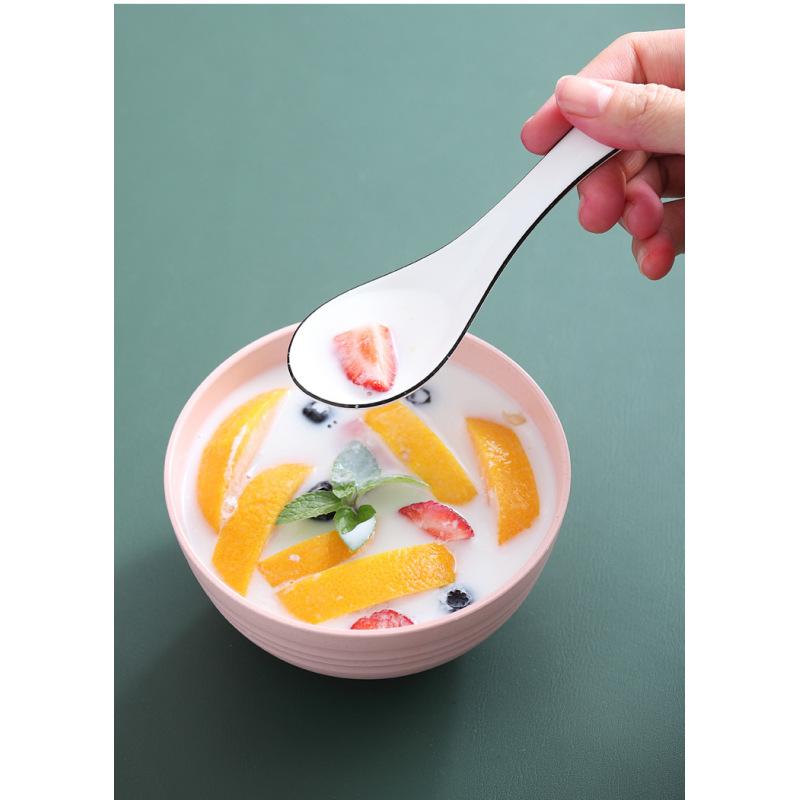 12 см японская миска для риса, суп с лапшой, креативный фруктовый салат, вкус пшеницы, семейный детский ежедневный набор, маленькая миска, комплект из 2 предметов
