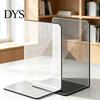 Decorative Book Organizer for Desk 1 Pc Clear Bookend Heavy Book, Acrylic Shelf Organizer, Vertical Workstations L Shaped Stopper Bedroom Library