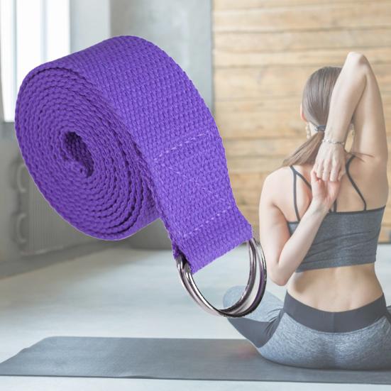 Yoga Stretch Strap Training Belt Waist Leg Fitness Girl Exercise Sports Gym Tool