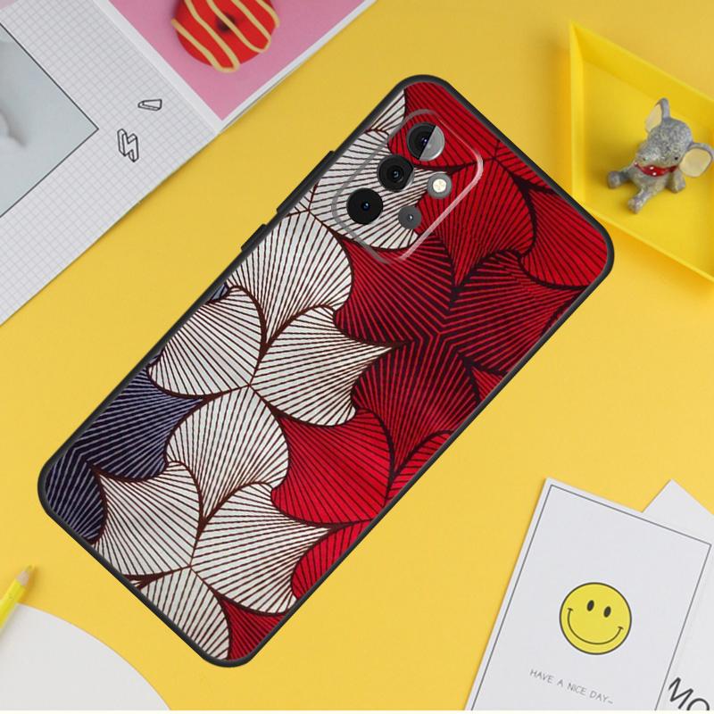 Чехол для телефона из ткани с африканским восковым узором для Samsung Galaxy A53 A33 A13 A12 A32 A52 A14 A34 A54 A15 A25 A35 A55 A71 A51