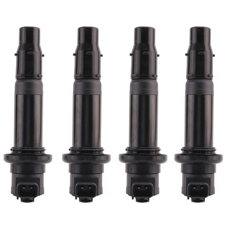 4Pcs Ignition Coil F6T558 F6T560 For YZF R1 R6 R6S VMX V Max 2002-2017 5VY-82310-00-00 5VY823100000-A54R