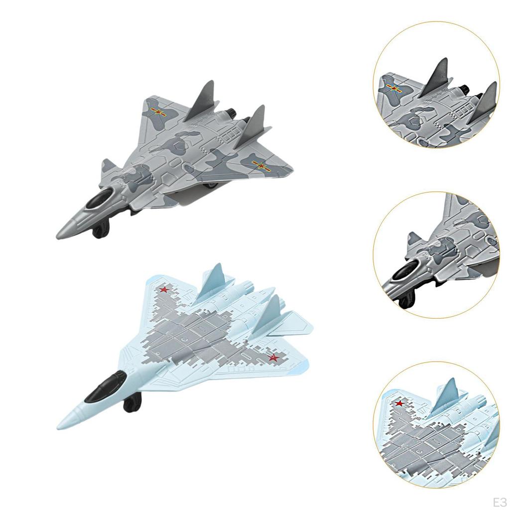 Alloy Fighter Model Children Toy Aircraft Desktop Decor Birthday Gift Ornament Plane