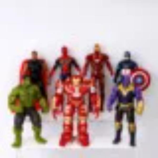 Набор Фигурок Мстители Marvel ПВХ Коллекционная Фигурка Супергероя Модель