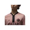 Jordan Dri Fit Paris Saint Germain удобная модная дышащая быстросохнущая ретро футболка унисекс топы ржаво-розовый черный FQ2024-686