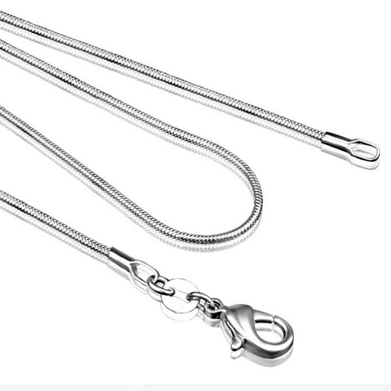 European Style Fashion Unisex Round Snake Chain Long Necklace Chains Exquisite Elegant Women All-Match Jewelry