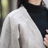 Johnature Женское зимнее теплое винтажное пальто в китайском стиле с V-образным вырезом и длинным рукавом