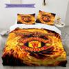 Name Custom Manchester United Pattern Bedding Set Quilt Cover Pillowcase Home Decor Gift (1 * duvet cover + 2 * pillowcase, without core)