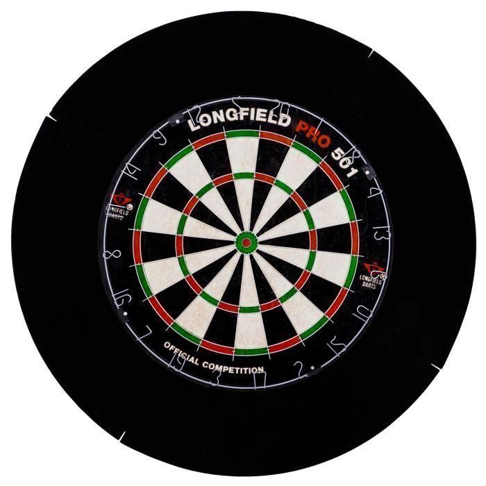 Anneau de Protection Surround pour Cible de fléchettes de Taille Standard - ENGELHART - Epaisseur 27mm - Noir