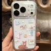 Прозрачный чехол для телефона с рисунком маленького оленя для Apple 11, 12, 13, 14, 16, 17 Pro Max