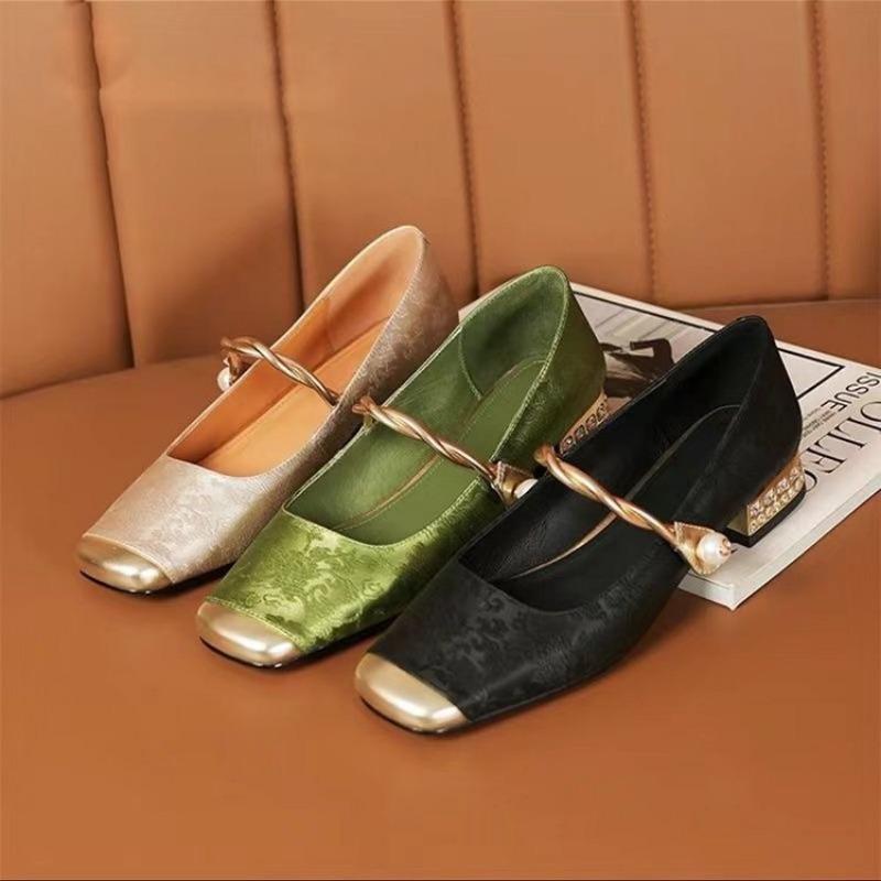 Women S Retro Versatile Mary Jane Shoes Lightweight Casual Shoes
