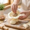 Non-stick Baozi Maker Mold Plastic DIY Pastry Press Flower Dumpling Mold  Breakfast Bun Making