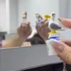 Брелок-шахта Чайка, USB-клавиша-кнопка для клавиатуры, Светодиодный брелок со звуком