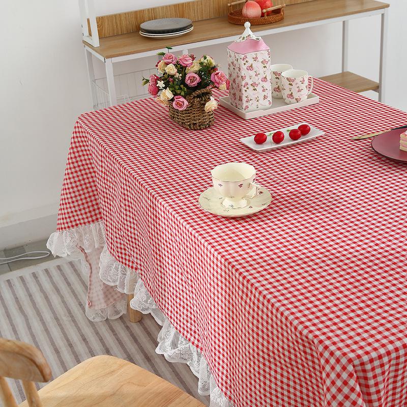 Ветроустойчивая Хлопково-Льняная Скатерть Amazon Этнический Стиль Кружево Кружевная Скатерть Интернет-Знаменитость Фон Декоративная Скатерть