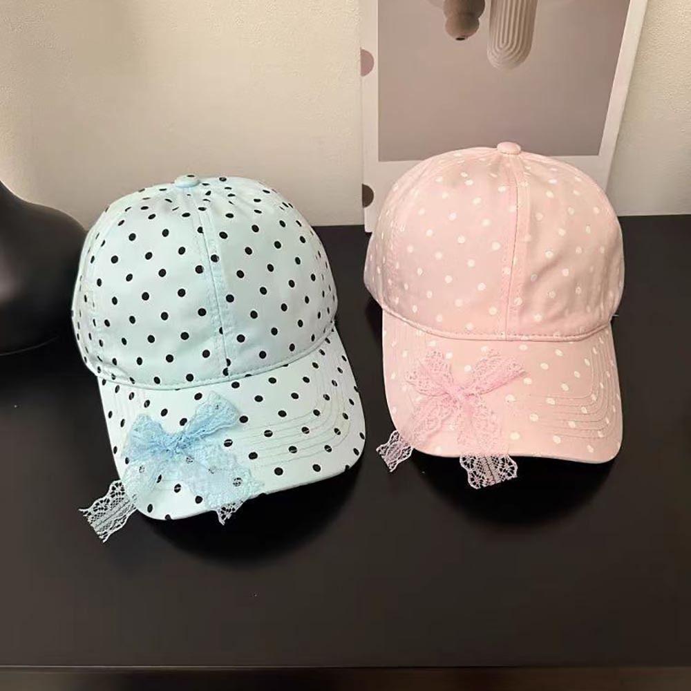 Polka Dot Baseball Cap Anti-Sun Hip Hop Caps Fashion Y2k Caps