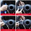 Steering Wheel Trim Cover Car Interior Decoration Fit for   SylphyCelsiusSentraCelsius CelsiusX-trail(Silver )
