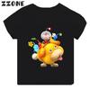 Горячая Распродажа Видеоигра Pikmin 4 Принт Мультяшная Детская Футболка Одежда для Девочек Футболка с Коротким Рукавом Черная для Маленьких Мальчиков Детские Топы,TH5868