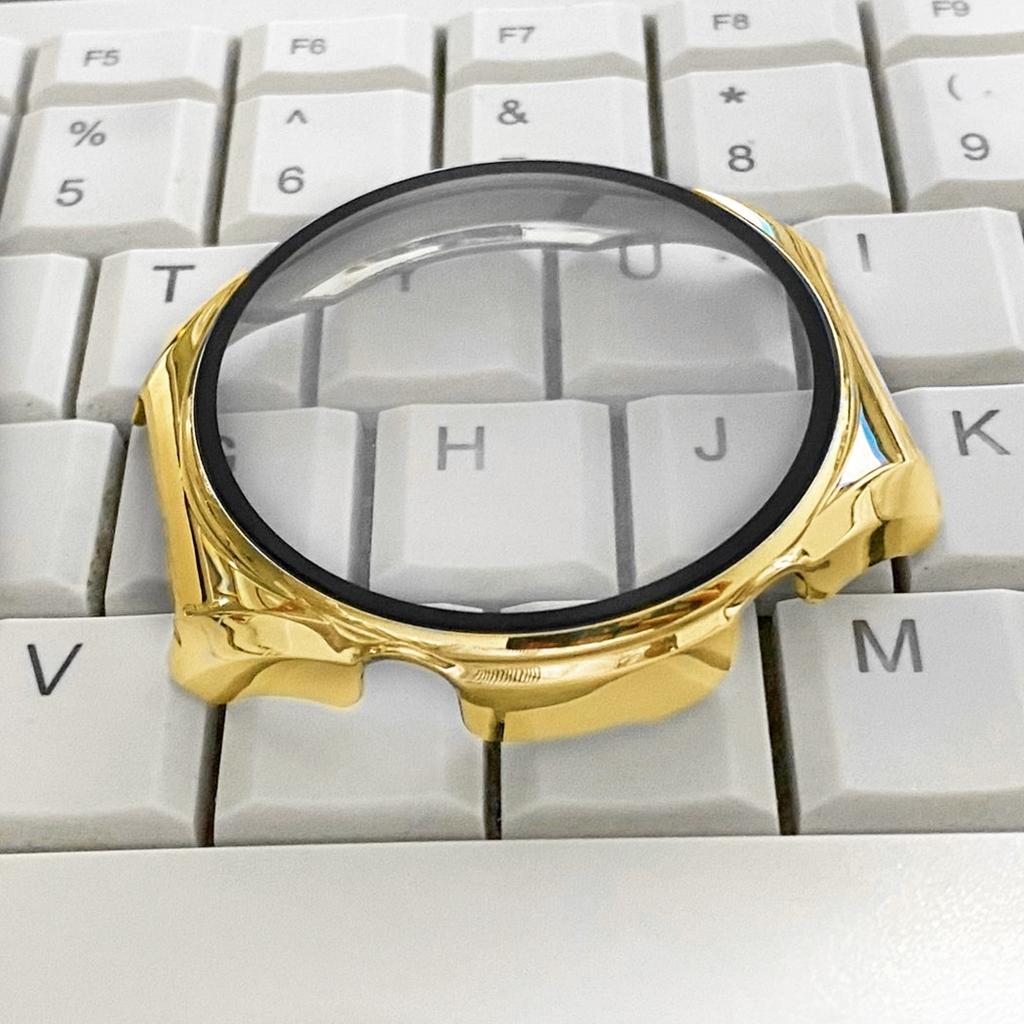 Полный защитный чехол для Xiaomi Watch S1, чехол-накладка с защитой экрана, гальванизированный ПК, жесткий корпус с закаленным стеклом, аксессуары