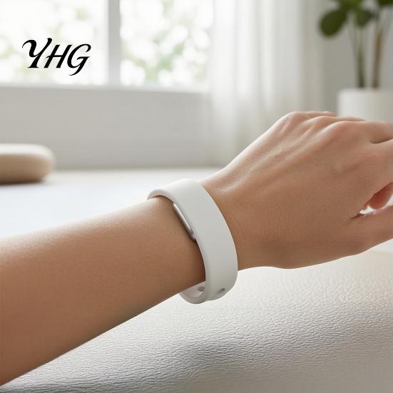 Ergonomic Strap for All Day Use Bands Hume Band 2.0, Breathable Silicone Replacement Water Resistant Exercise Fitness Tracker, Adjustable Anti-Sweat