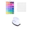 Colorful Bean Splicing Material Package Pegboard Sheets Iron-on Bead Craft Kit  Educational Toys