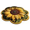 3D Flower Floor Mat Absorbent Large Flower Area Rug Non-Slip Bathroom