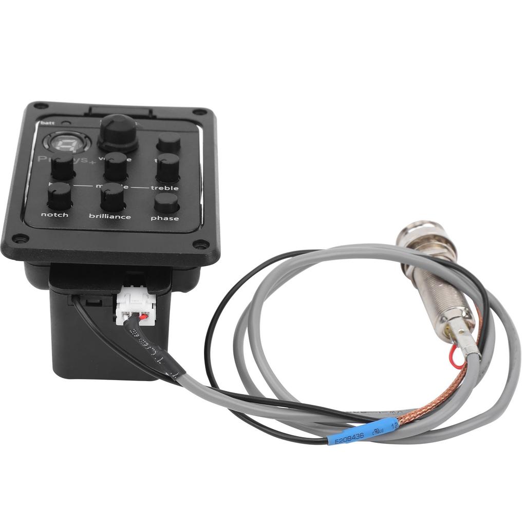 Guitar Tuner Equalizer Acoustic Piezo Pick Pickup Musical Instrument Accessories