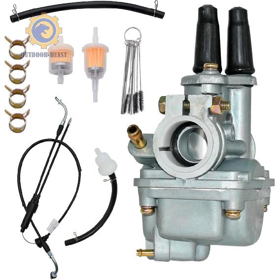 PW80 Carburetor for Yamaha PW80 Y-Zinger 83-06 21W-14101-00-00 w/Throttle Cable