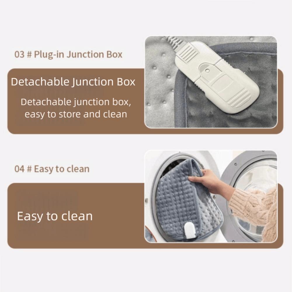 Portable Warm Thermal Pad Temperature Control Warming Back Belt Electric Thermal Blanket Home