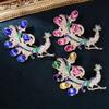 Colored Peacock Brooches For Women Clothing Coat Jewelry Accessries Gifts