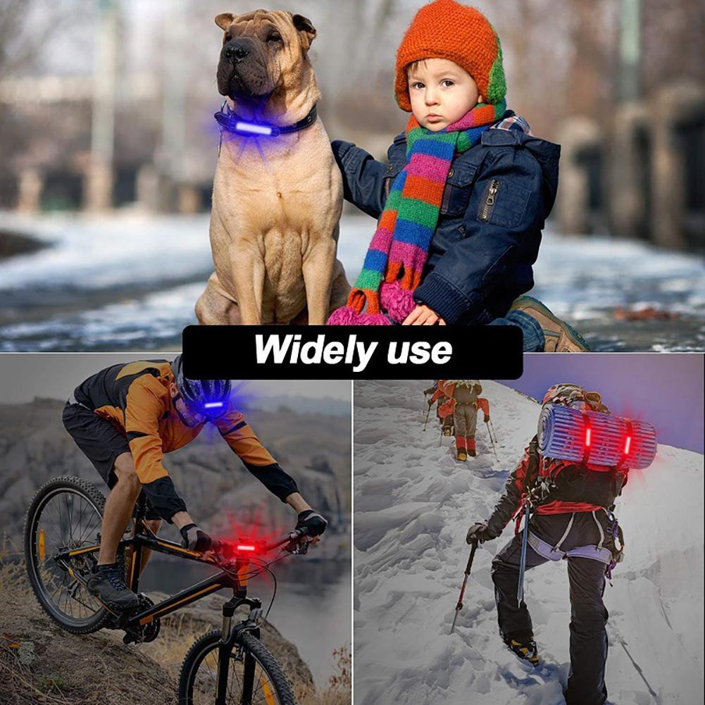 Bicycle Rear Light Waterproof USB Rechargeable LED Safety Warning Lamp Bike Flashing Accessories Cycling Taillight