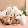Lightweight Backpack Plush Fun Cartoon Doll Messenger Bag Bear Dog Gift Sheep