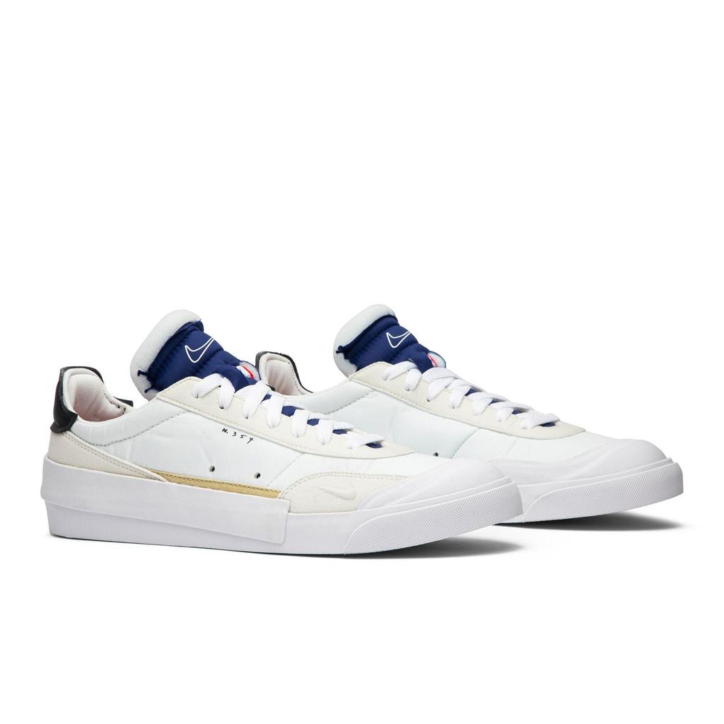 Nike Drop Type LX 'Label Collection' (Unisex) Summit White / Black-White-Deep Royal Blue Skate Shoes AV6697 100