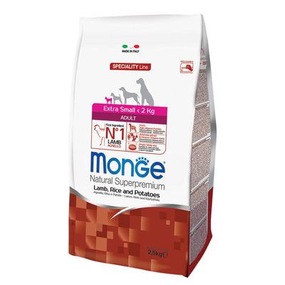 Monge Specjality Line Extra Small Jagnięcina Z Ryżem I Ziemniakami 2,5Kg