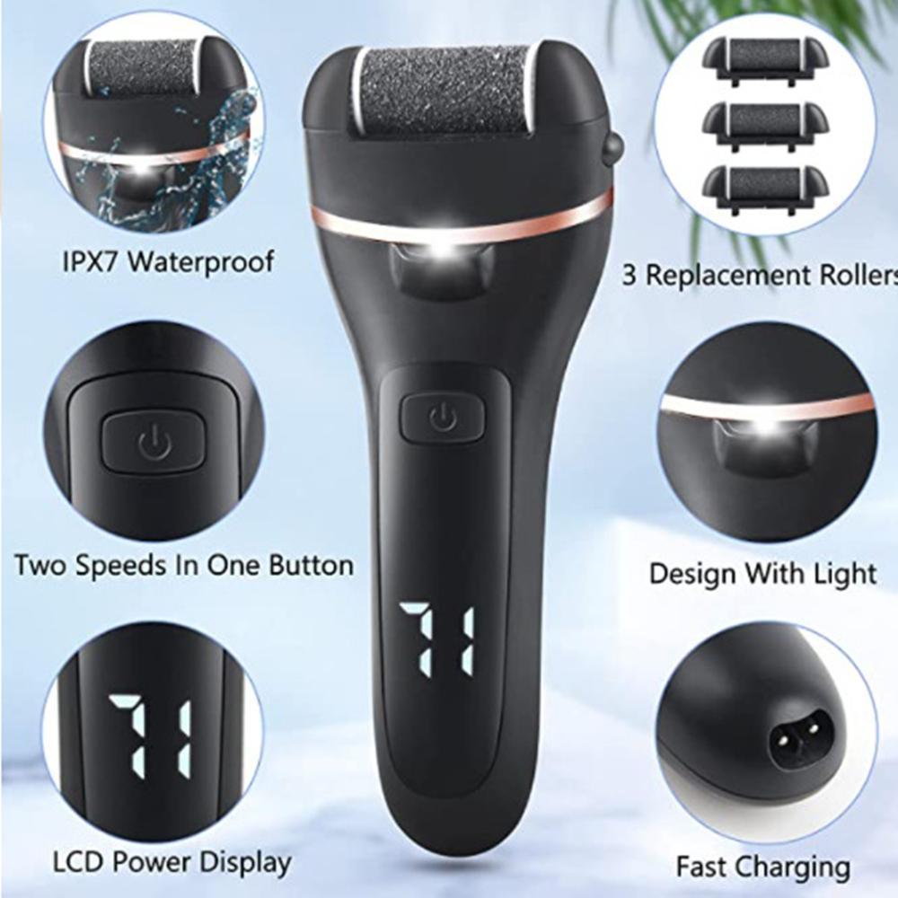 Профессиональная электрическая пилка для ног, пилка для удаления мозолей и ороговевшей кожи, инструмент для педикюра