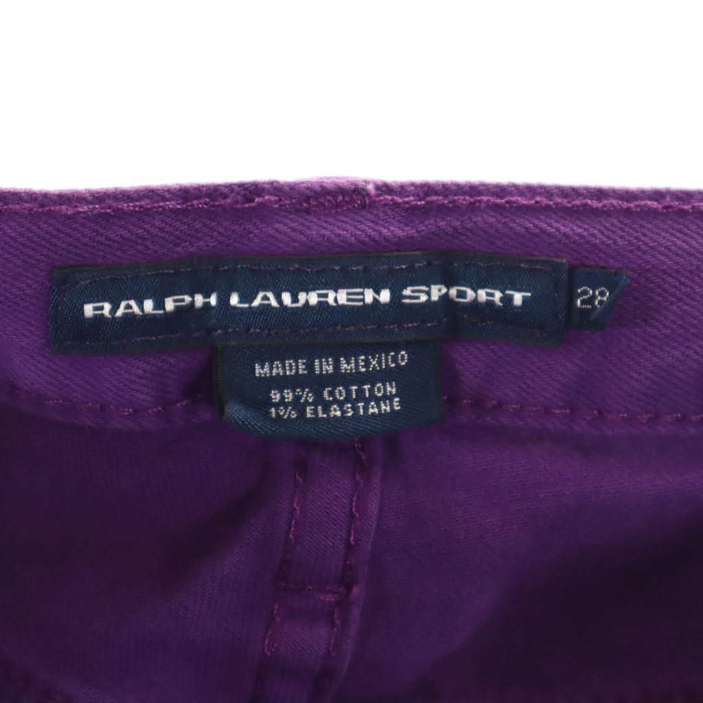 RALPH LAUREN SPORT Зауженные брюки W28 фиолетовый Женские Б/у