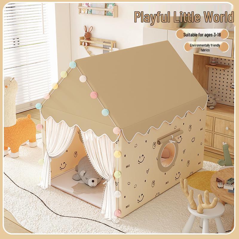 Princess Castle Play Tent for Kids with Mosquito Net - Indoor Pretend Play & Sleep Space