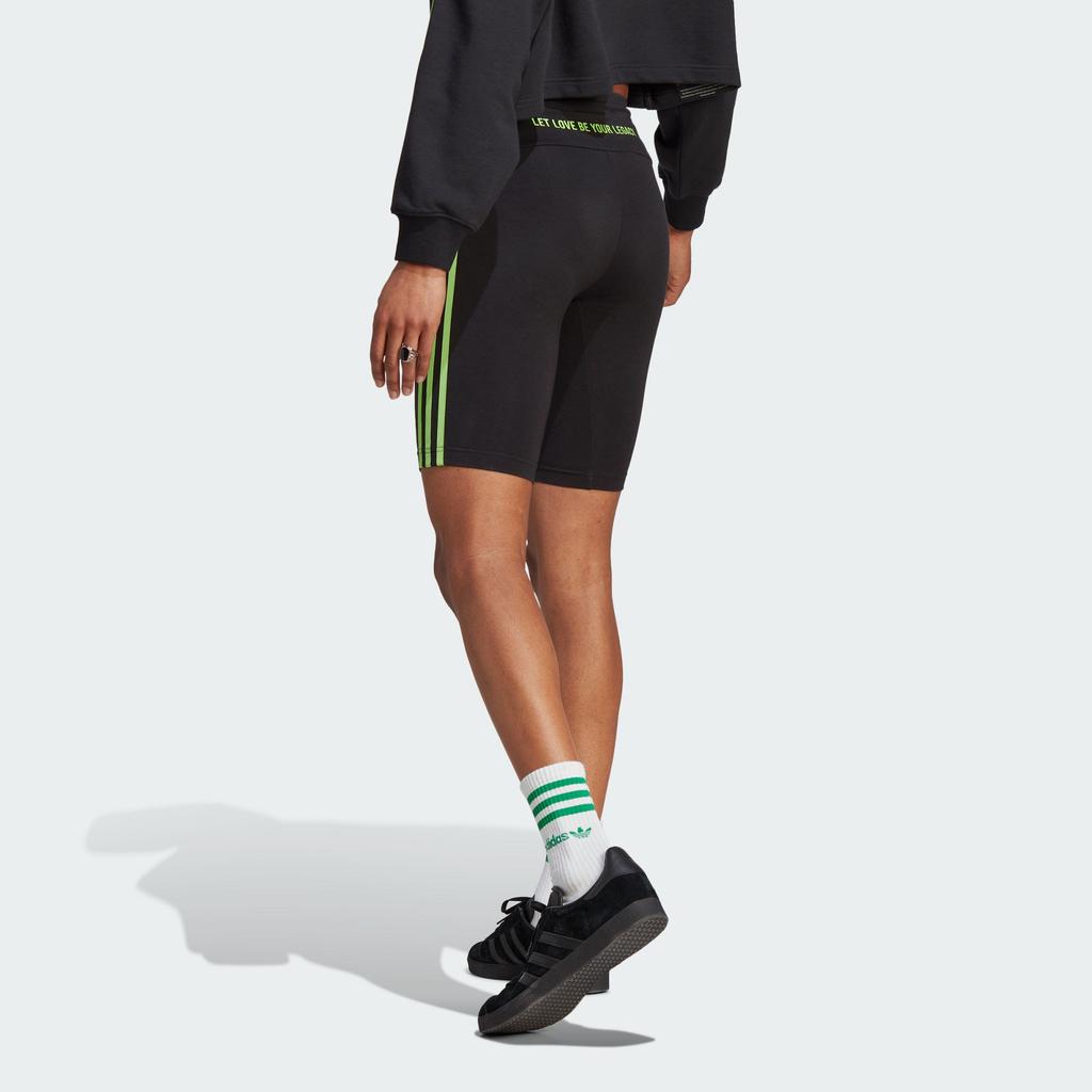 Adidas Originals Rich Mnisi Sports Shorts Women's Black Moderate Tight Pants IU0051
